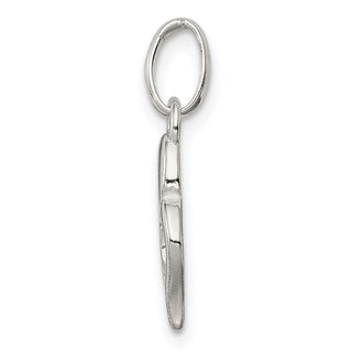 Sterling Silver Polished Heart Charm QP4425