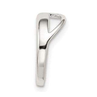 Sterling Silver CZ Slide Pendant QP4938