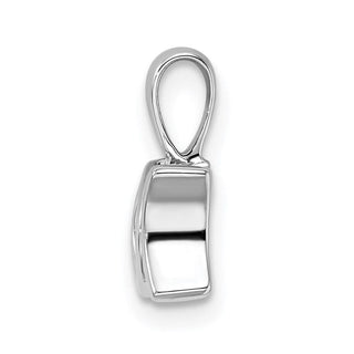 Sterling Silver Rhodium-Plated Diamond Mom Pendant