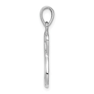 Sterling Silver & Gold tone Cross Infinity Pendant