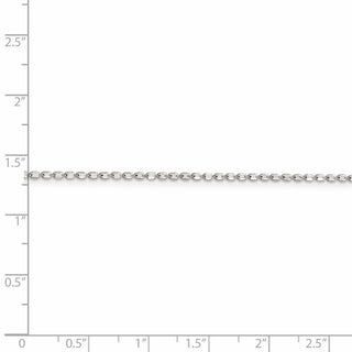 18" Sterling Silver 1.5mm Fancy Beaded Chain Necklace QPE12
