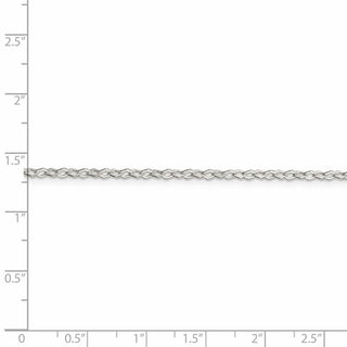 16" Sterling Silver 2.25mm Fancy Rolo Chain Necklace