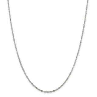 16" Sterling Silver 2.25mm Fancy Rolo Chain Necklace