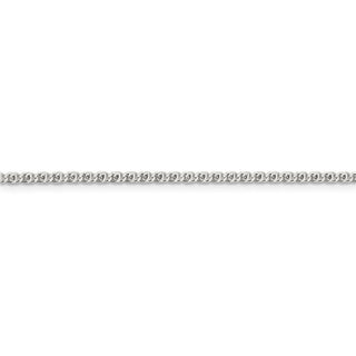 20" Sterling Silver 2mm Fancy Anchor Pendant Chain Necklace