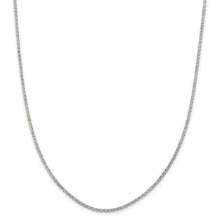 20" Sterling Silver 2mm Fancy Anchor Pendant Chain Necklace