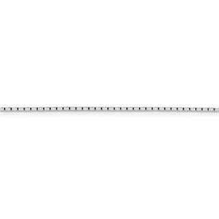 30" Sterling Silver 1.25mm Mirror Box Chain Necklace