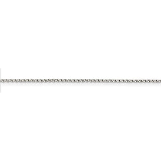 14" Sterling Silver 1.25mm Twisted Box Chain Necklace