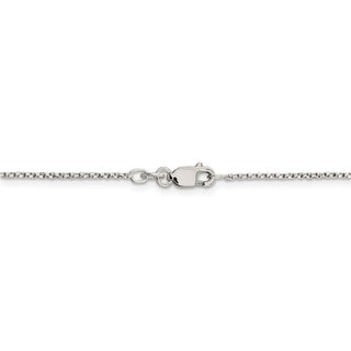 14" Sterling Silver 1.25mm Twisted Box Chain Necklace