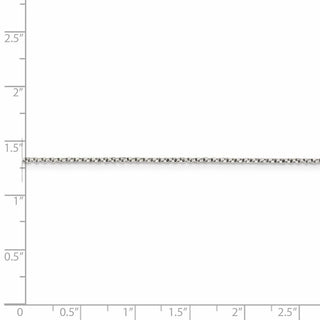 14" Sterling Silver 1.25mm Twisted Box Chain Necklace