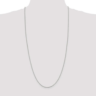 30" Sterling Silver 1.25mm Twisted Box Chain Necklace