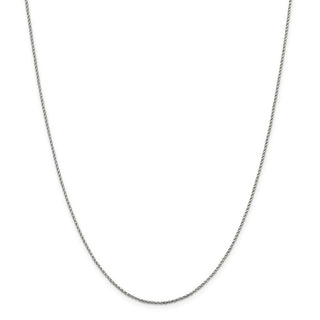 30" Sterling Silver 1.25mm Twisted Box Chain Necklace