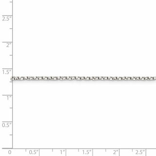 30" Sterling Silver 1.75mm Twisted Box Chain Necklace