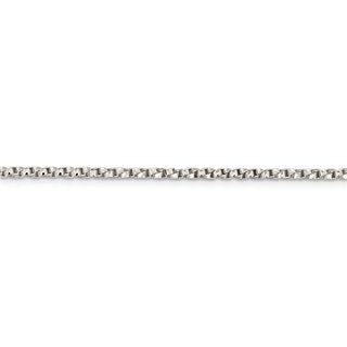 24" Sterling Silver 2.25mm Twisted Box Chain Necklace