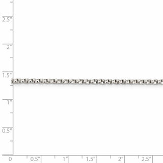 24" Sterling Silver 2.25mm Twisted Box Chain Necklace