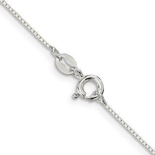 24" Sterling Silver .6mm Mirror Box Chain