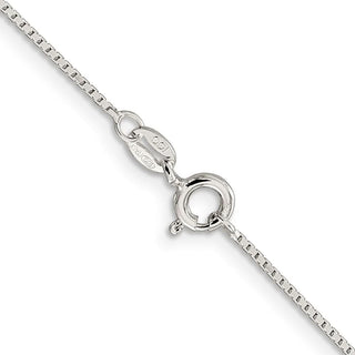 16" Sterling Silver .7mm Mirror Box Chain