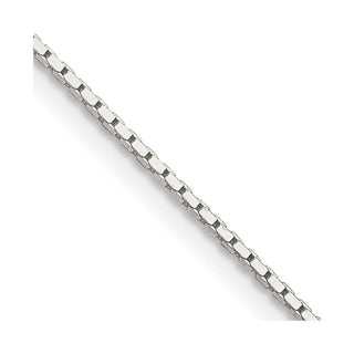 16" Sterling Silver .7mm Mirror Box Chain