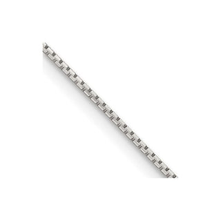 16" Sterling Silver .6mm 8 Sided Diamond-cut Mirror Box Chain