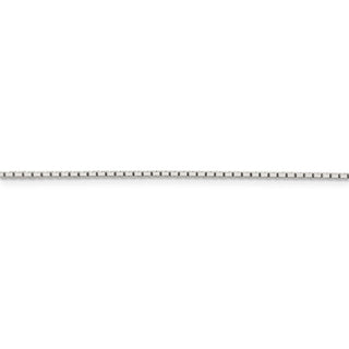 24" Sterling Silver 1.2mm 8 Sided Diamond-cut Mirror Box Chain Necklace