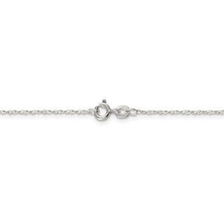 9" Sterling Silver 1mm Twisted Serpentine Chain Bracelet