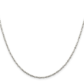 24" Sterling Silver 1.8mm Twisted Serpentine Chain Necklace