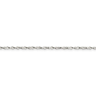 24" Sterling Silver 1.8mm Twisted Serpentine Chain Necklace