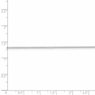 18" Sterling Silver 1mm Open Elongated Link Curb Chain Necklace