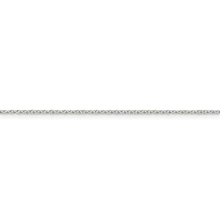 18" Sterling Silver 1.10mm Forzantina Cable Chain Necklace