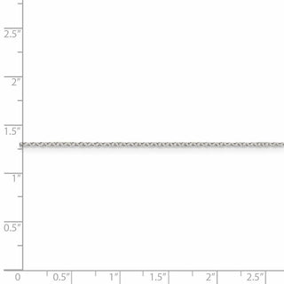 24" Sterling Silver 1.10mm Forzantina Cable Chain Necklace