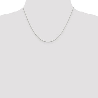 18" Sterling Silver 1.10mm Forzantina Cable Chain Necklace