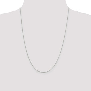 24" Sterling Silver 1.10mm Forzantina Cable Chain Necklace