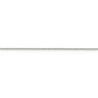 24" Sterling Silver 1.30mm Forzantina Cable Chain Necklace