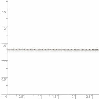 24" Sterling Silver 1.30mm Forzantina Cable Chain Necklace