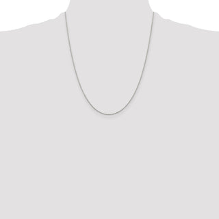 22" Sterling Silver 1.30mm Forzantina Cable Chain Necklace w/4in ext.