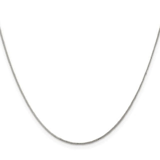 14" Sterling Silver .8mm Curb Chain