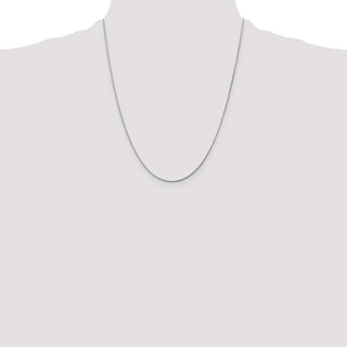 22" Sterling Silver .8mm Curb Chain