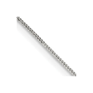 14" Sterling Silver .8mm Curb Chain