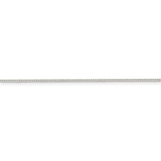 14" Sterling Silver 1mm Curb Chain Necklace