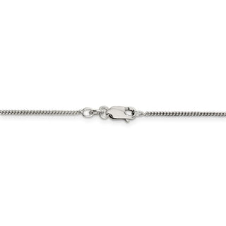 24" Sterling Silver 1.15mm Curb Chain Necklace