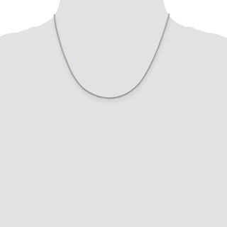 18" Sterling Silver 1.15mm Curb Chain Necklace