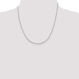 20" Sterling Silver 1.15mm Curb Chain Necklace
