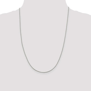 24" Sterling Silver 1.15mm Curb Chain Necklace