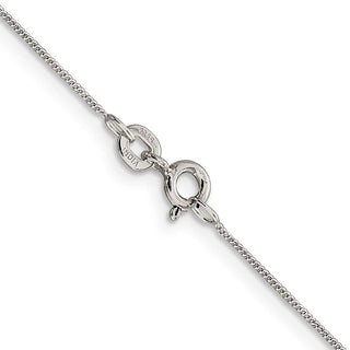 30" Sterling Silver .5mm Curb Chain
