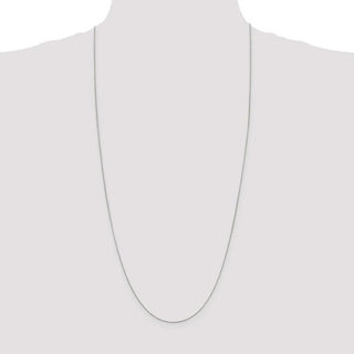 30" Sterling Silver .5mm Curb Chain