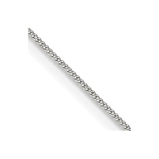16" Sterling Silver .5mm Curb Chain