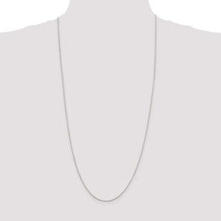 30" Sterling Silver 1.25mm Loose Rope Chain Necklace