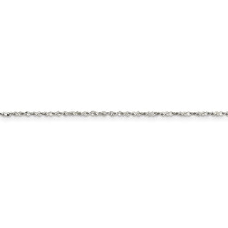 22" Sterling Silver 1.2mm Twisted Serpentine Chain Necklace