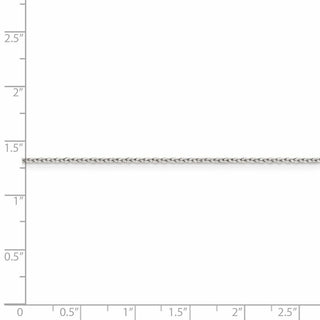 24" Sterling Silver 1mm Flat Link Cable Chain Necklace