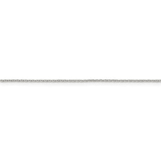 24" Sterling Silver .95mm Diamond-cut Forzantina Cable Chain Necklace