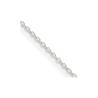 16" Sterling Silver .95mm Forzantina Cable Chain Necklace